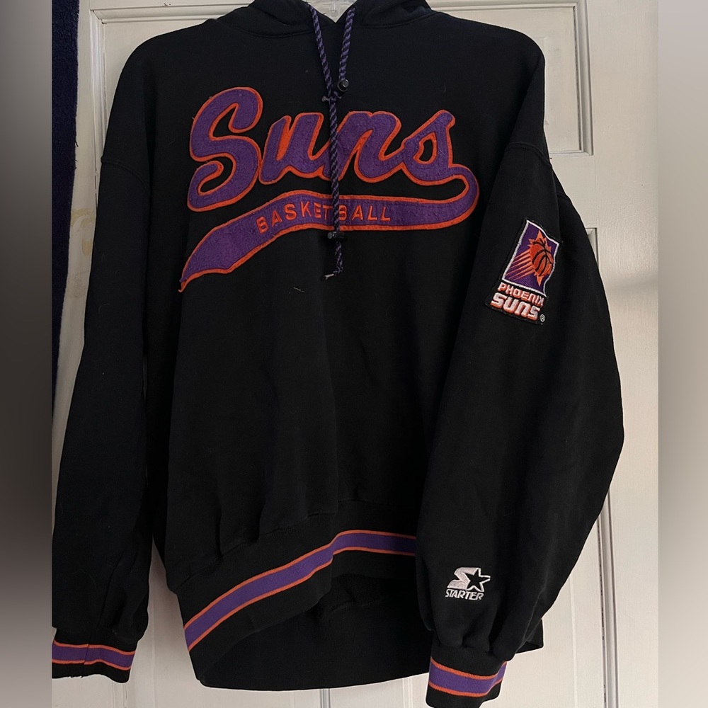 Vintage Starter Hoodie NBA Phoenix Suns Retro Hoodie Men’s Medium